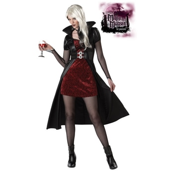 コスプレ 仮装 メイヘムマンション ブラッド・バンパイア M 【 コスプレ 衣装 ハロウィン 仮装 コスチューム パーティーグッズ ドラキュラ 余興 女性用 吸血鬼ドレス レディース ヴァンパイア 大
