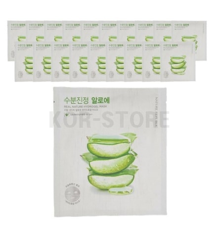 リアルネイチャー アロエ ハイドロゲルマスク 22g*20ea 7,025円