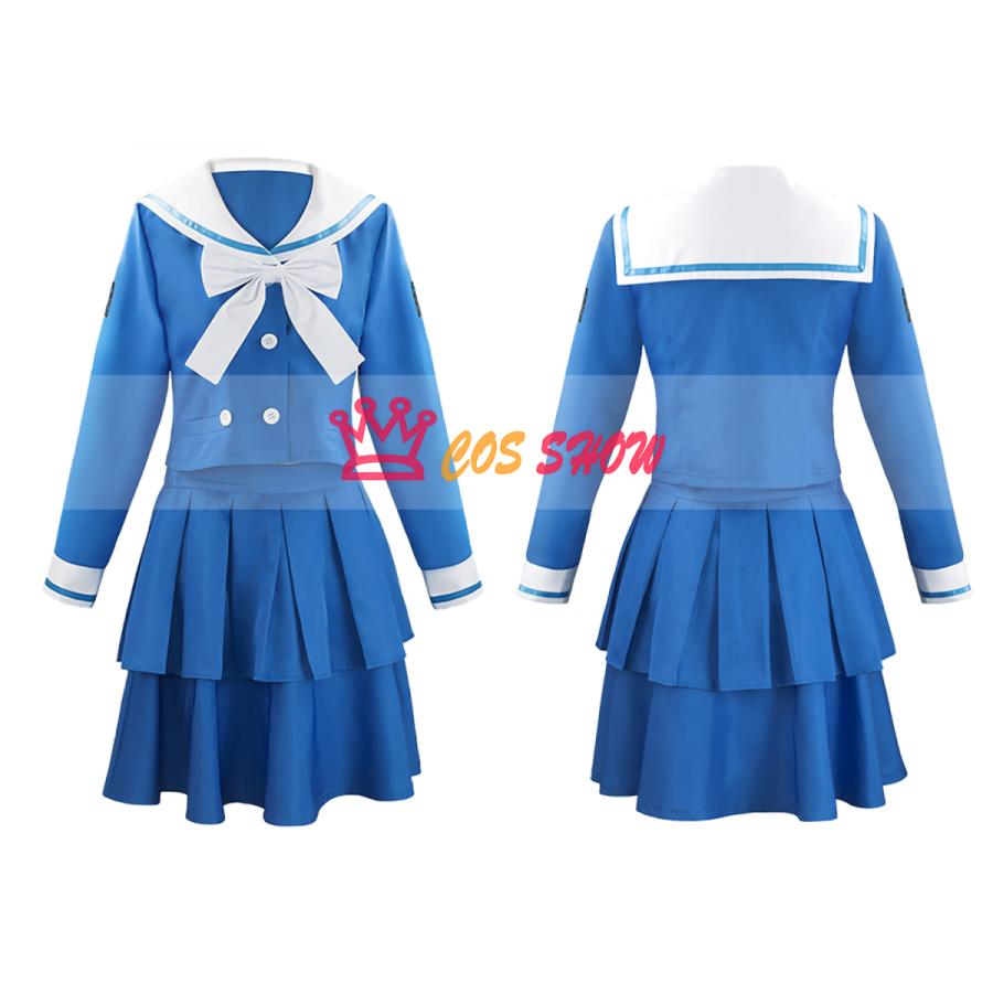 2025新品販売 ニューダンガンロンパV3 みんなコロシアイ新学期 茶柱転子（ちゃばしらてんこ）コスプレ衣装 変装 JK制服 仮装 イベント クリスマス ハロウィン ステージ