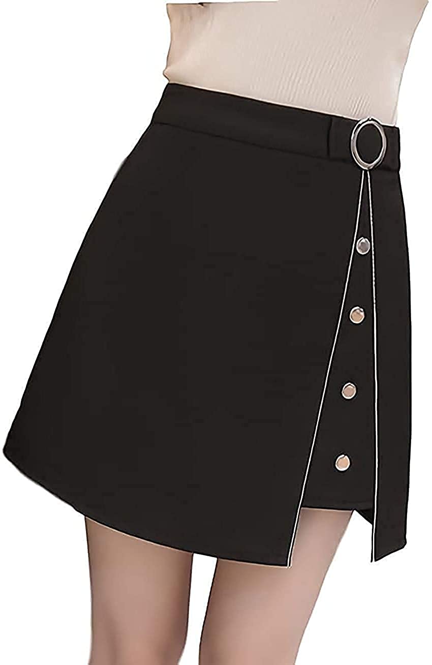 ハイウエスト ショート丈 Aライン ミニスカート