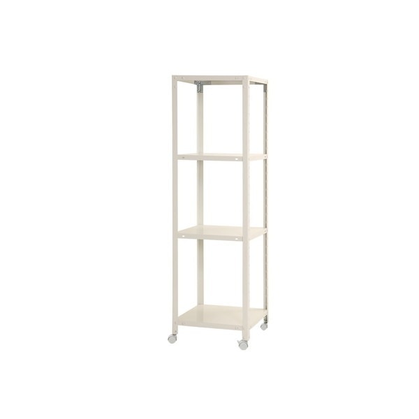 キタジマ 51070052701 NSTR-K527 ホワイト [スマートラック 4段 キャスター付] メーカー直送