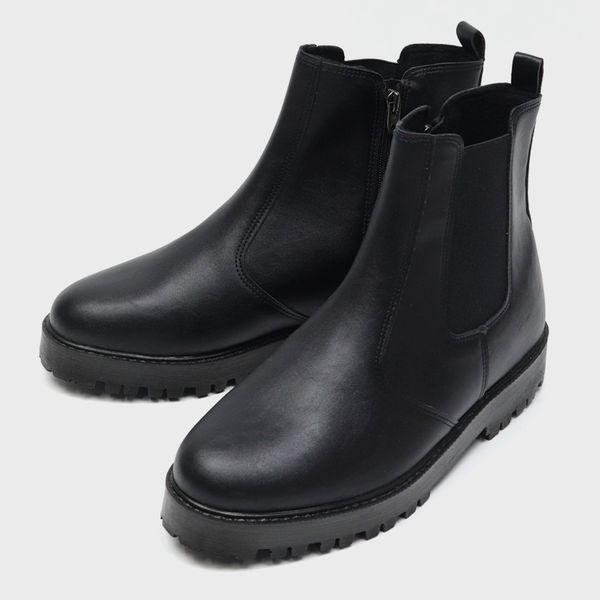 メンズチェルシーブーツ メンズ 秋 背が高くなるブーツ 4.5cm_P407916563