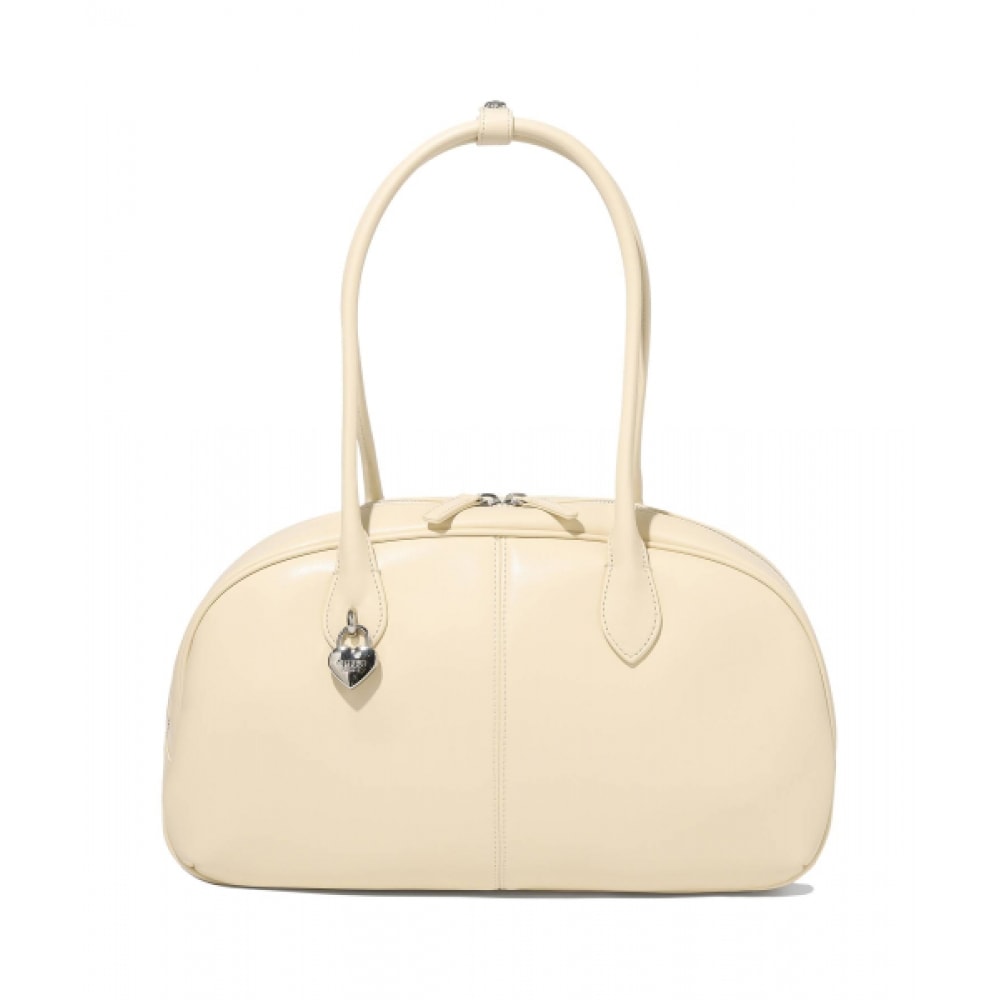 COVERNAT WOMAN クローバーハートクラシックビッグトートバッグバター