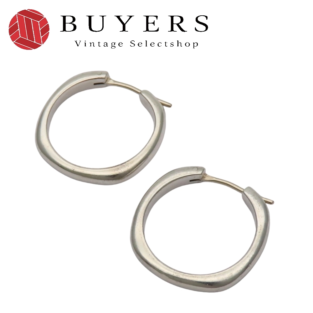中古 ピアス クッション シルバー925 約6.8g シルバー フープ アクセサリー レディース 女性