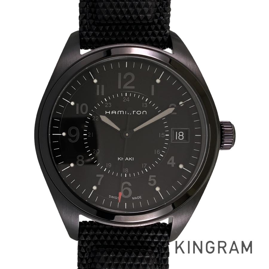 カーキ フィールド H68401735 メンズ 腕時計 te【中古】