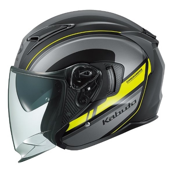 OGK EXCEED-2 RIDGEフラットブラックイエロー L EXCEED2RIDGEFブラックイエローL