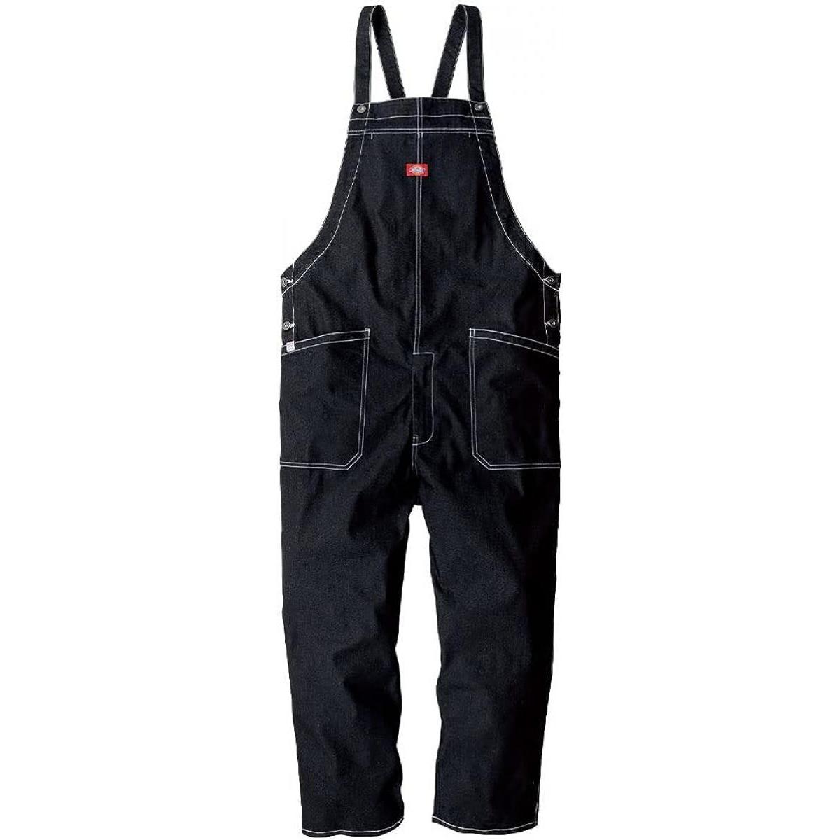 Dickies (ディッキーズ) ストレッチデニムサロペット インディゴ Lサイズ D-709　ワークウェア 作業着 作業服 つなぎ オーバーオール