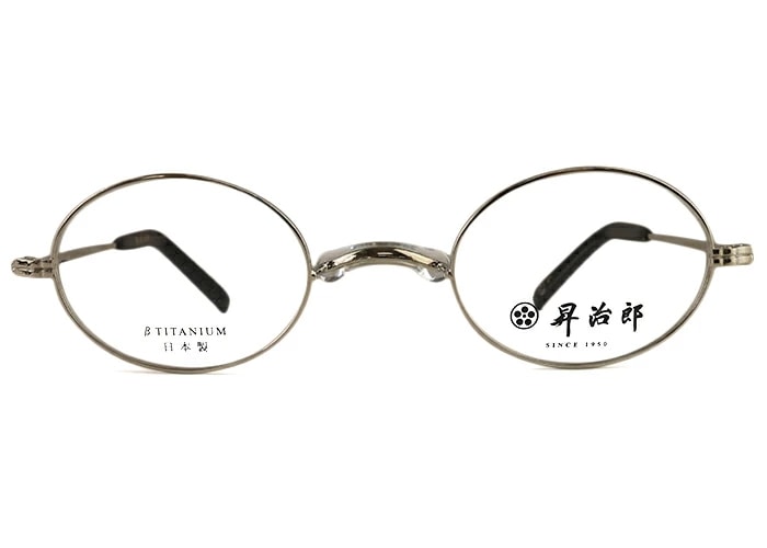 昇治郎 sj-6021 フルリム 眼鏡 日本製 一山 鼻パッドなし メンズ レディース クラシック チタン