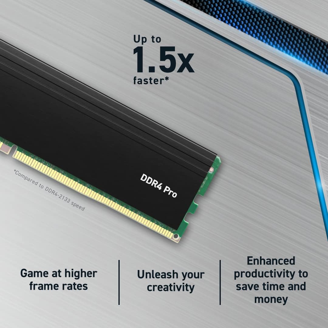 重要なProRAM 32 GBキット（16 GB x 2）DDR4 3200MT (または 3000)MT または 2666MT/s) デスクトップメモリ CP2K16G4DFRA32A