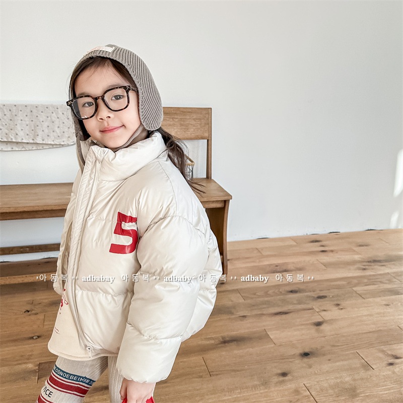 2024子供服冬服子供新国標ダウンジャケット女の子冬パン服男の子コート上着123712
