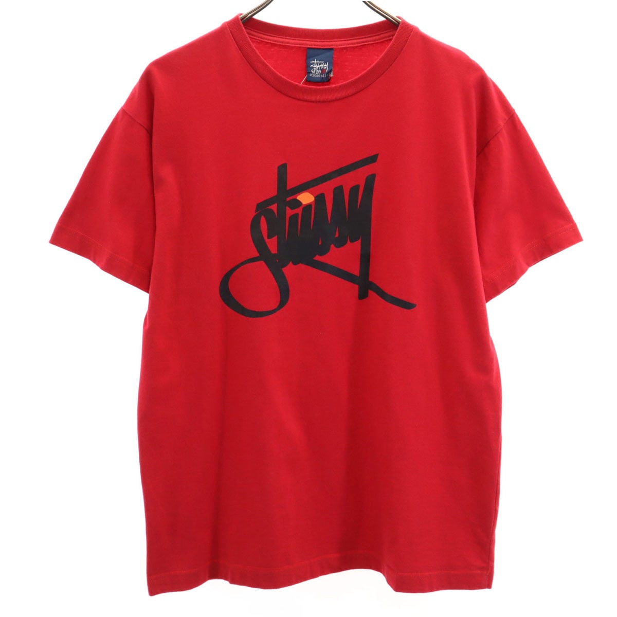 90s オールド 紺タグ 半袖 Tシャツ M レッド メンズ 古着