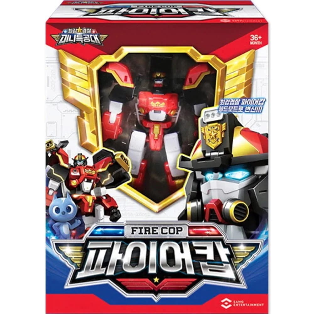 ミニ特攻隊 シーズン6 最強警察 ファイアコップ ロボットのおもちゃ / fire cop 4,687円