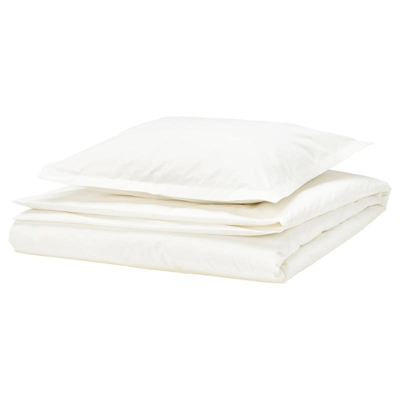 HAMPFLOCKEL ハムプフロッケル 掛け布団カバー＆枕カバー - ホワイト 150x200/50x60 cm