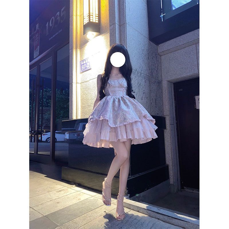 重工業スイートスカート夏のウエスト痩身ふくらはぎドレススカート女性用