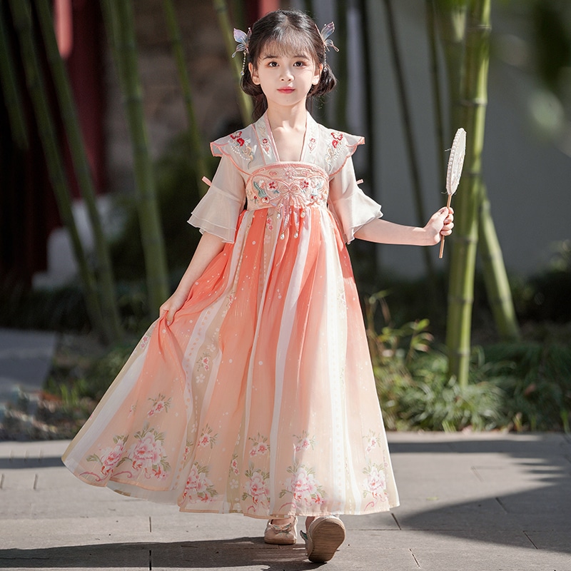 漢服少女2024半袖衣装