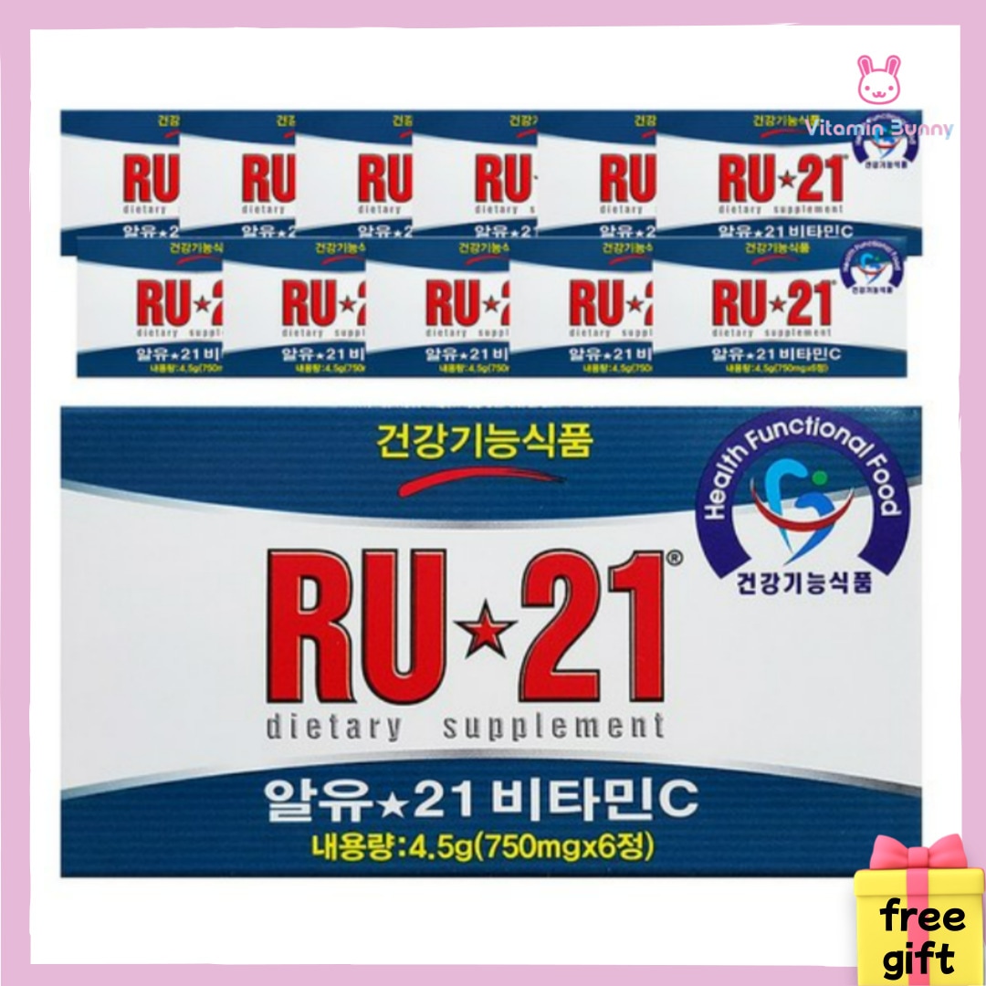 飲む前のRU21 二日酔い解消剤 RU21 ビタミンC6錠12個 韓国 食品 ビタミンC ビタミン 二日酔い 二日酔い解消 酒 活性酸素 疲労回復 健康 RU21 숙취 해소제 비타민C