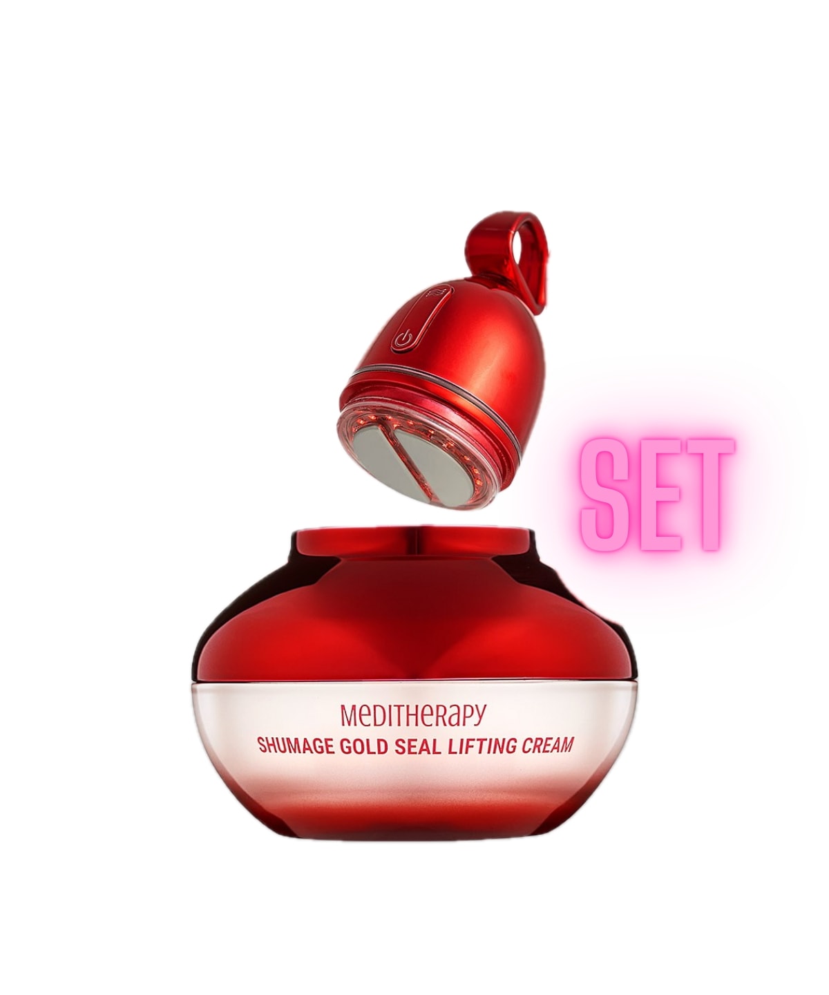 [韓国正規品]シュマジ 2種セット ゴールドシール リフトアップ クリーム+EMS美顔器 装置 セット 美容機器 コラーゲン 弾力のある光沢 リフティング デバイス エステケア しわ たるみ