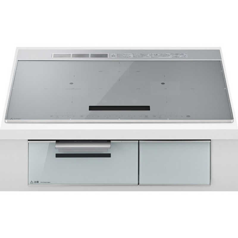 三菱　MITSUBISHI　ビルトインIHクッキングヒーター CROSS+TOPシリーズ [75cm幅 3口IH] シルバー　CS-R10A7-S