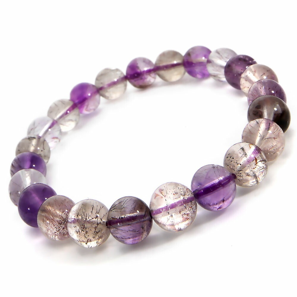 スーパーセブン ブレスレット 8mm パワーストーン ブレスレット メンズ レディース 天然石 数珠 アクセサリー メンズブレスレット レディースブレスレット パワーストーンブレスレット 天然石ブレス