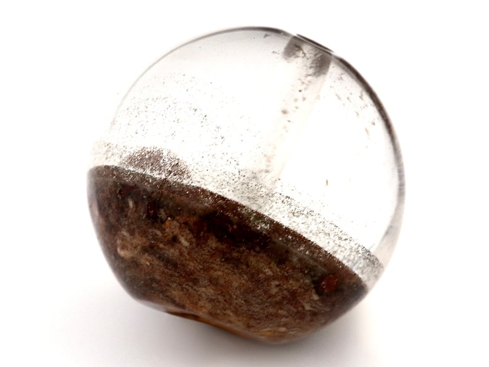 「1点もの 現品」 1粒売り ガーデンクォーツ 12mm パワーストーン バラ売り 天然石 パワーストーン ばら売り ビーズ 穴あき 1玉売り アクセサリー パーツ ハンドメイド アクセ z481-d