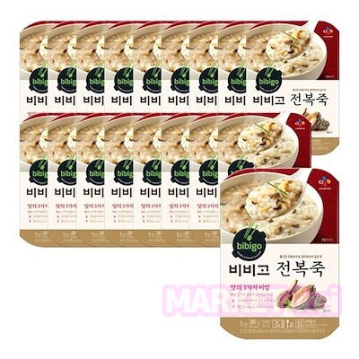 【アワビ粥 280g 18個セット】bibigo 人気おかゆコレクション ヘルシーフード 老若男女誰でも手軽な料理