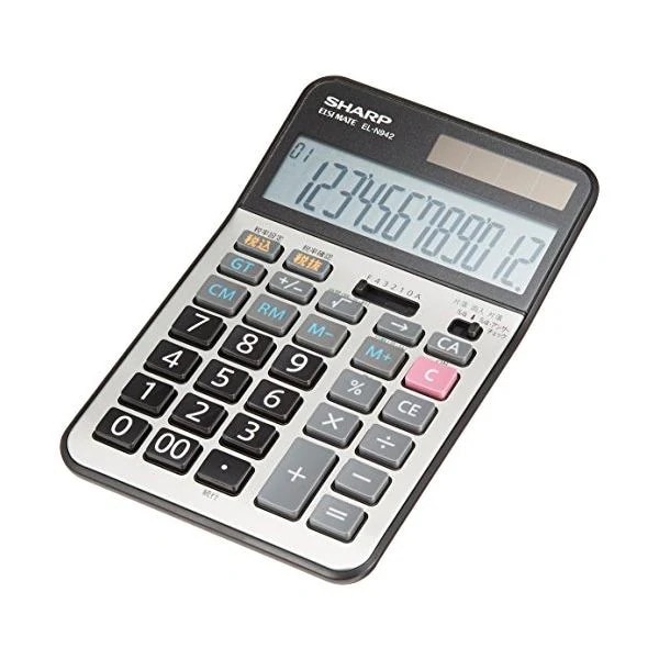 シャープ EL-N942X 実務電卓 ナイスサイズタイプ SHARP