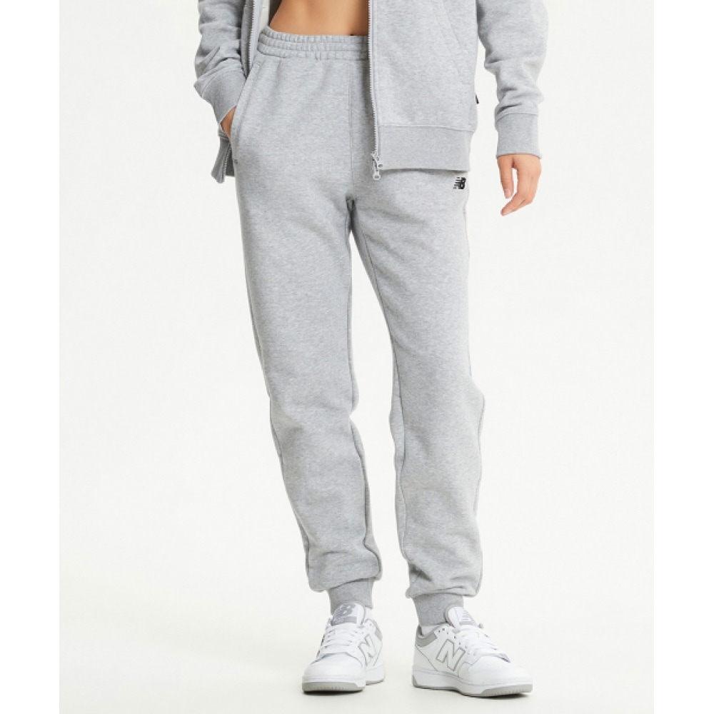 NBMLE41123/UNI ESS クラシックストレート起毛パンツ (M/グレー)