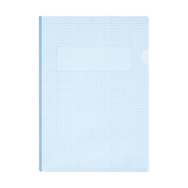 (まとめ）ライオン事務器 紙製メモホルダー A4 ブルー KM-6D-50P 1パック（50冊）(×5セット)