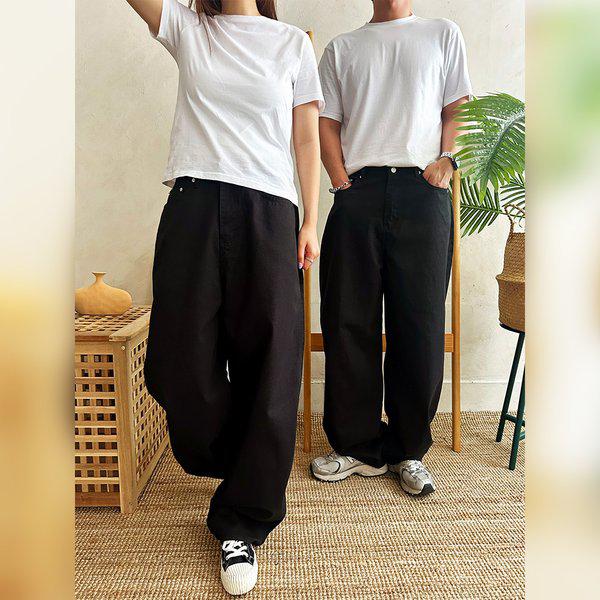男女兼用 YKK ベーシック カーブ デニム パンツ UJ-JEA-1002