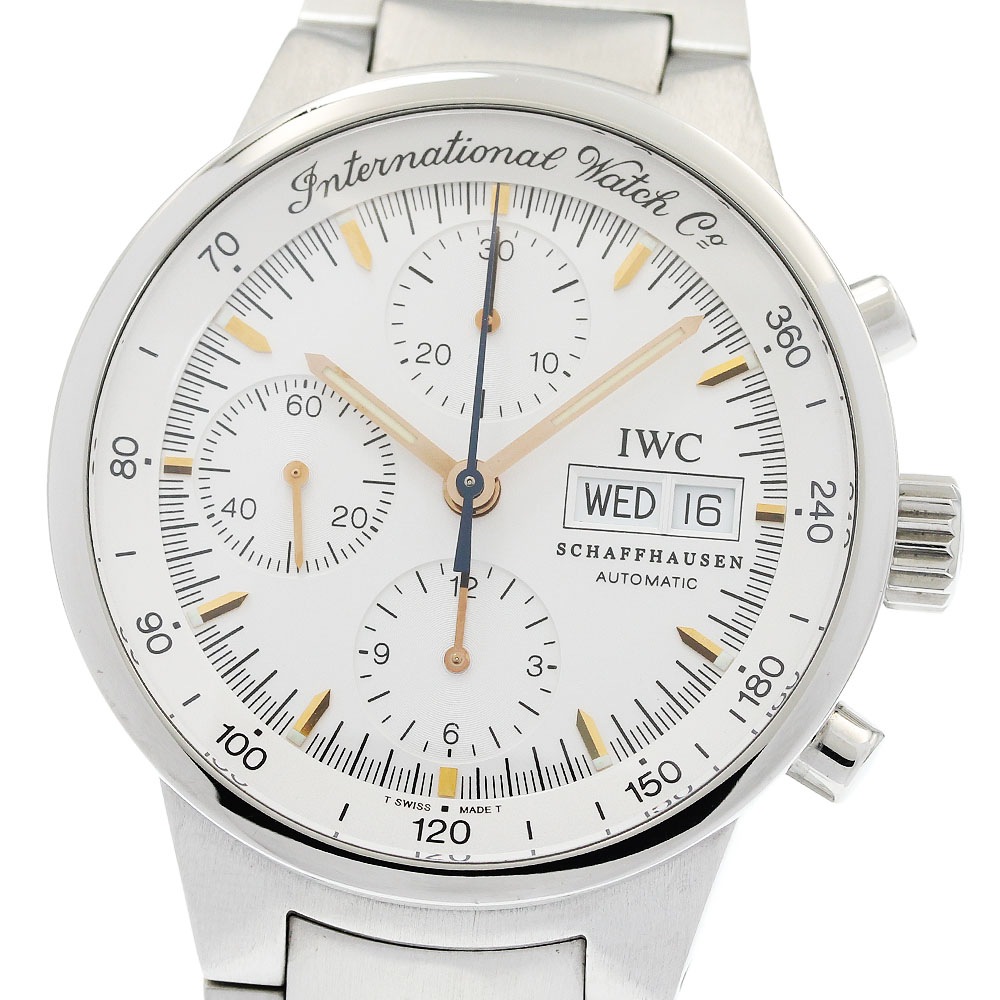 IWC SCHAFFHAUSEN IW370713 GST クロノグラフ デイデイト 自動巻き メンズ 良品 _962520【中古】