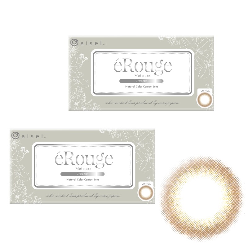 2箱セット エ ルージュ 2week ジェリーヌード 1箱6枚 2週間交換 カラコン