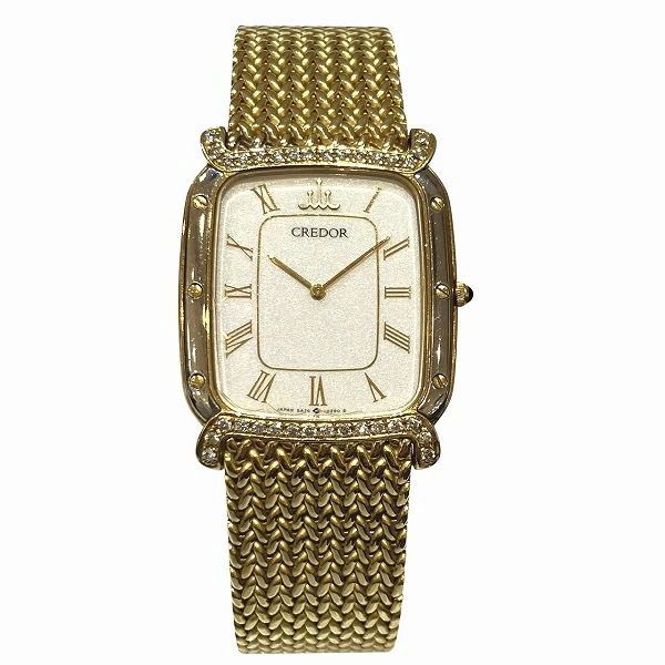 セイコー クレドール 5A74-5130 クォーツ K18YG 時計 腕時計 メンズ 【中古】