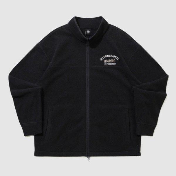 ジャケット VQA UQ421CFTN1-BLK プラスフリース スタンネック ジップアップ ジャケット BLACK