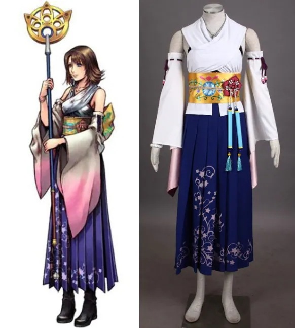 FINAL FANTASY X ファイナルファンタジーX ユウナ コスプレ衣装 コスチューム ハロウィン 変装 仮装