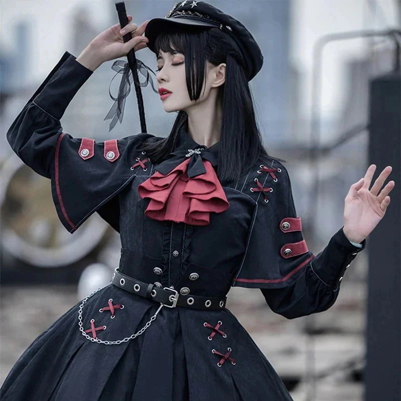 新次元ロリータスカート犯罪執行官skスカート軍服jkロリータを採用