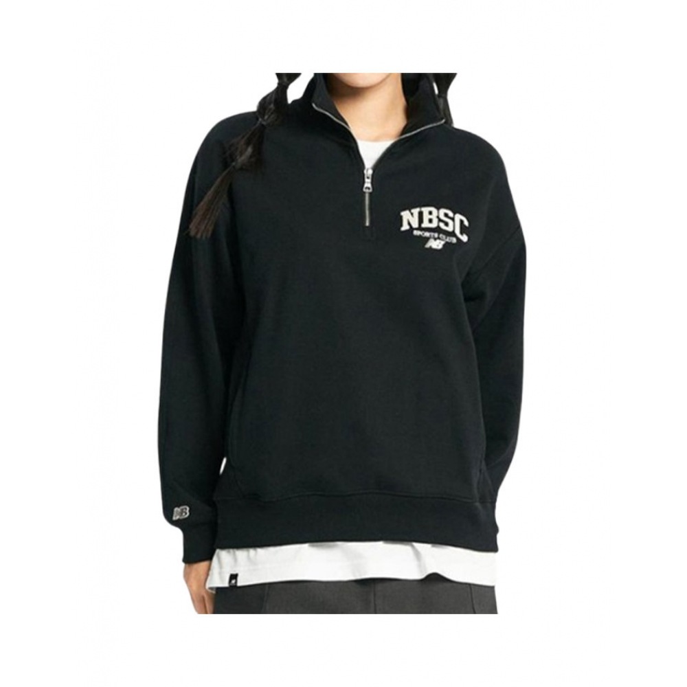 ニューバランス UNI NBSC ハーフジップアップスウェットシャツセミオーバーフィット NBNCD31823_19