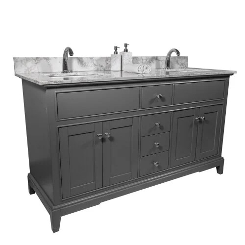 Engineered Stone Marble Color Bathroom Vanity Surf