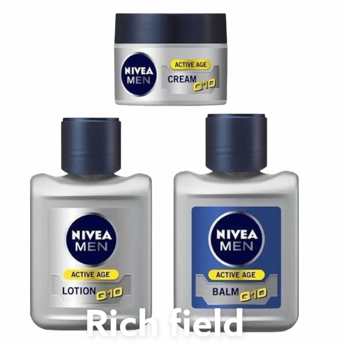 【3点セット】花王 ニベアメン アクティブエイジローション 110ml＋ アクティブエイジバーム 110ml ＋アクティブエイジクリーム 50g　メンズ　スキンケア