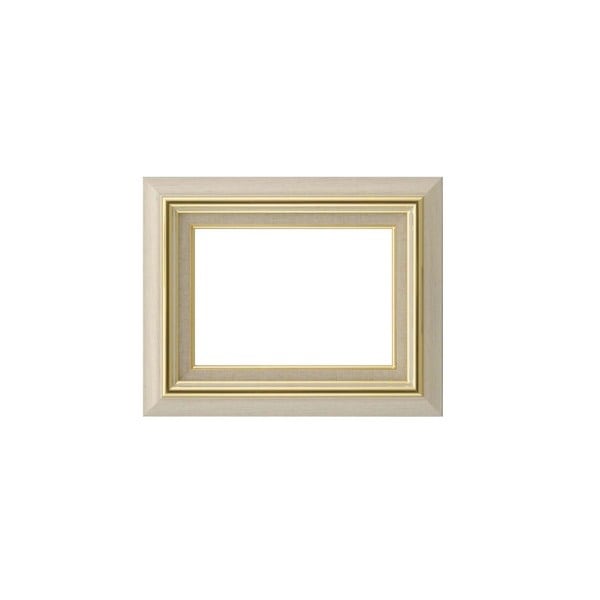 日本製 油絵額縁/フレーム [F6号/アイボリー] 壁掛けひも/アクリル/ 8116 11,805円