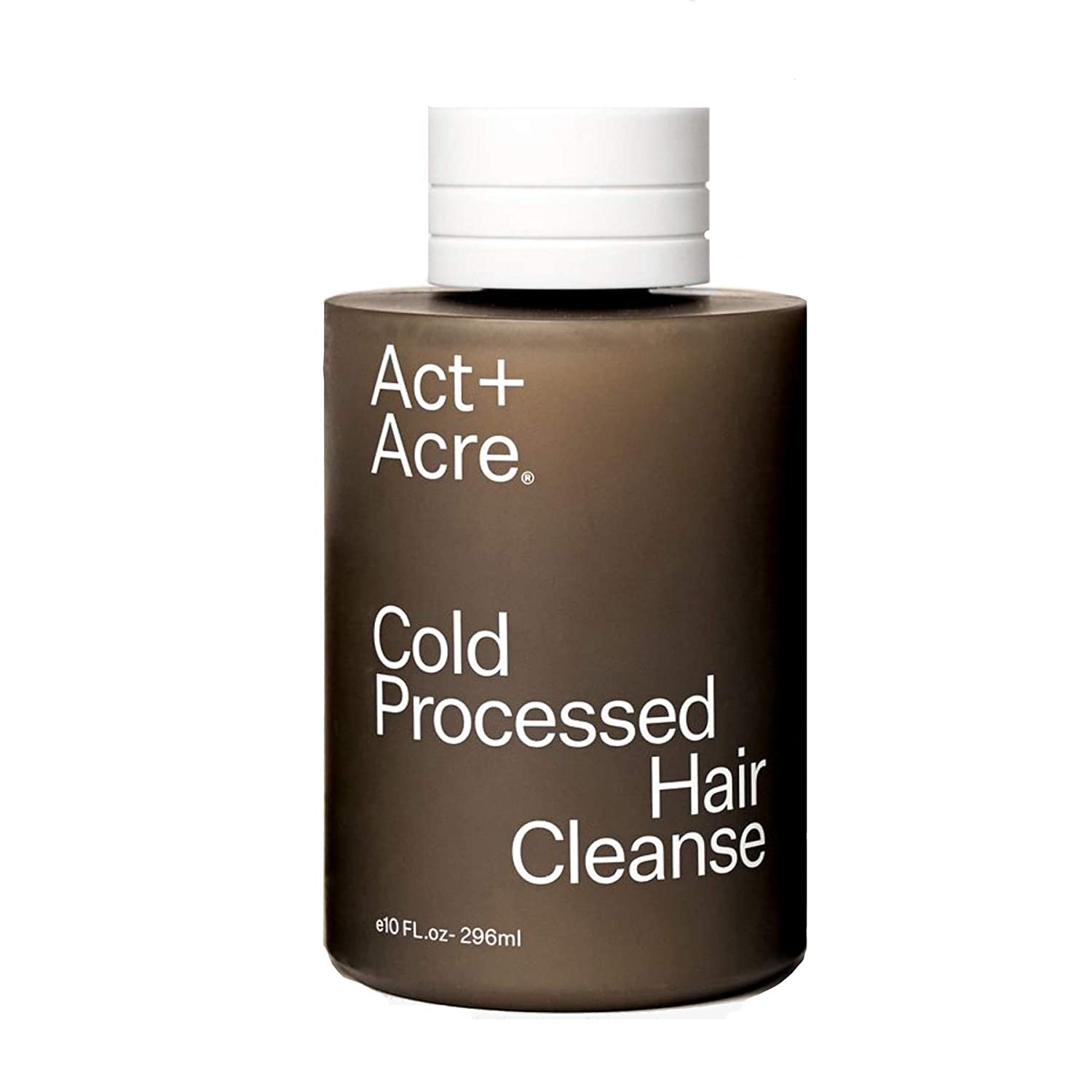 【Act+Acre Cold Processed Cleanse シャンプー with Pump 】モリンガ オイルを使用した穏やかなシャンプーで傷んだ髪に潤いを与え強化します