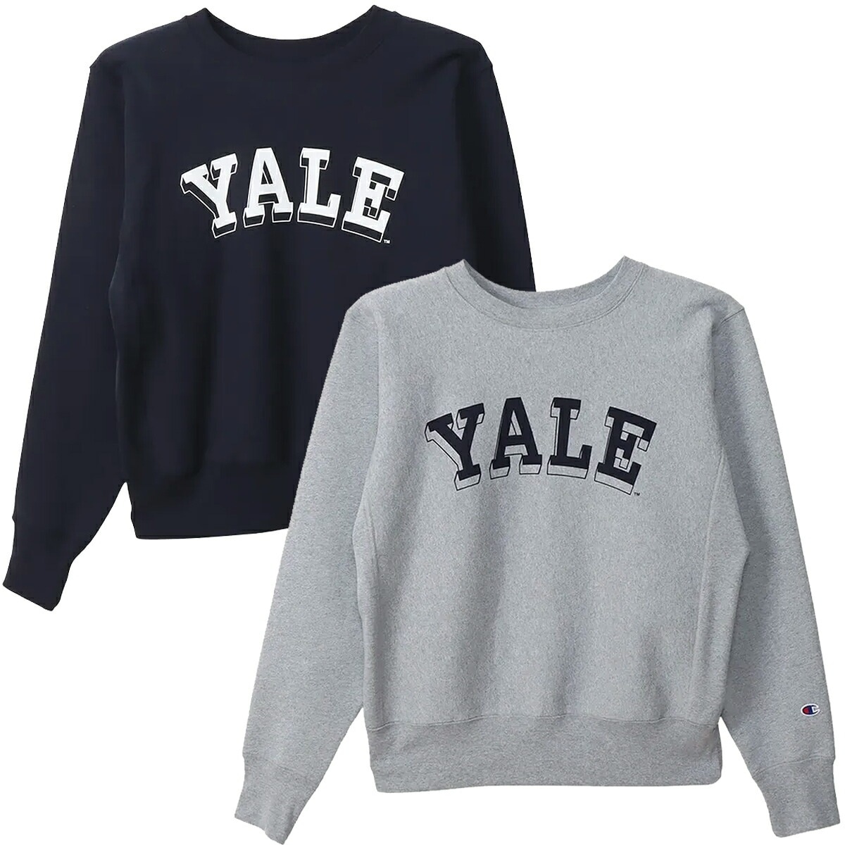 リバースウィーブ クルーネック スウェットシャツ 12.5オンス イェール大学 赤単色タグ トレーナー c5-a004