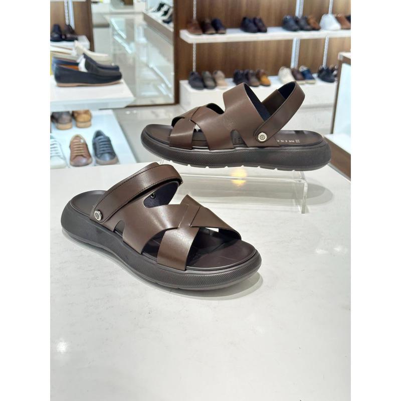 [驪州店] [] 男性天然牛革ツーウェイサンダル(2color) 722424301 ブラウン