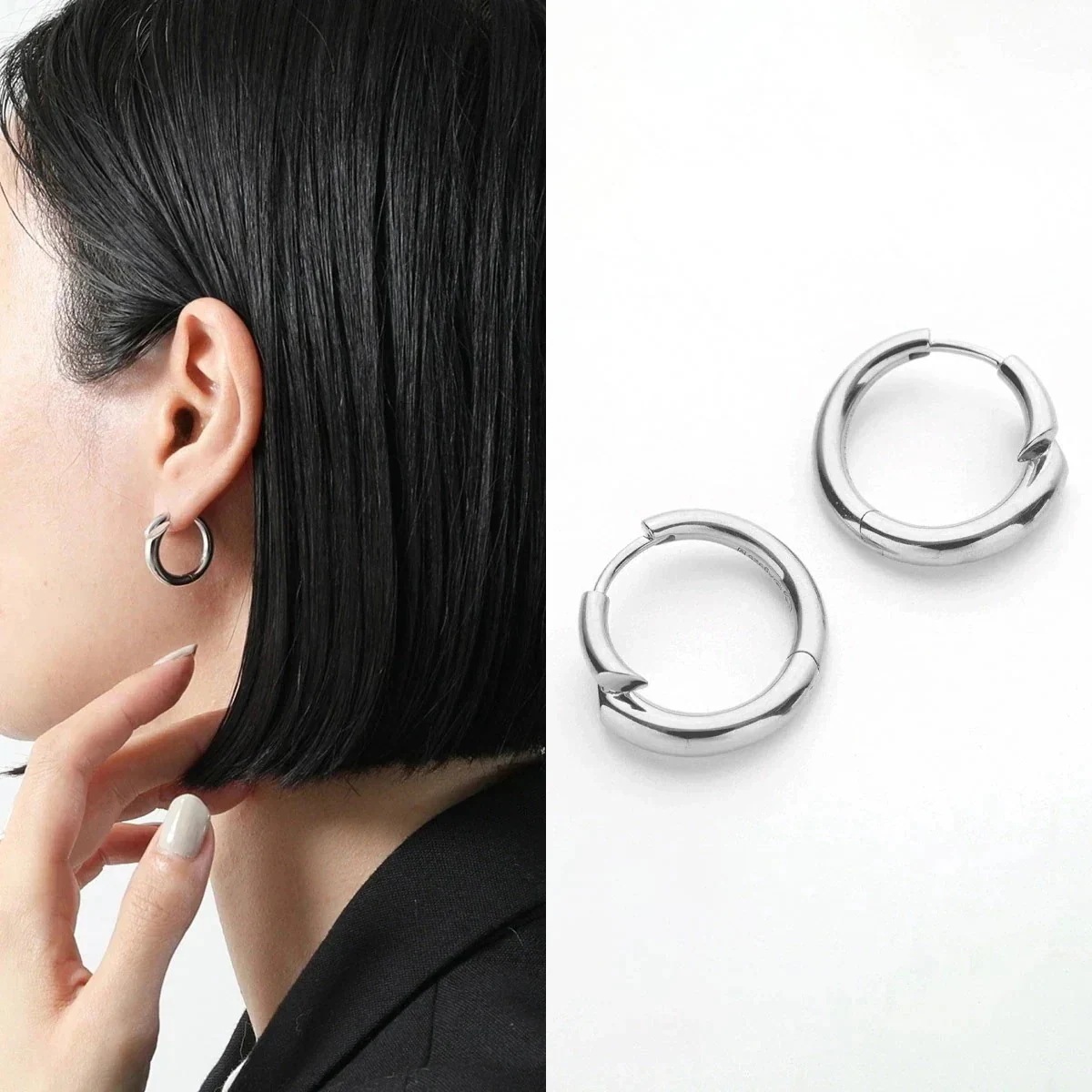 Charlotte Chesnais シャルロットシェネ フープピアス Creoles Biseau クレオール ビゾー 24BO130AR レディース アクセ】