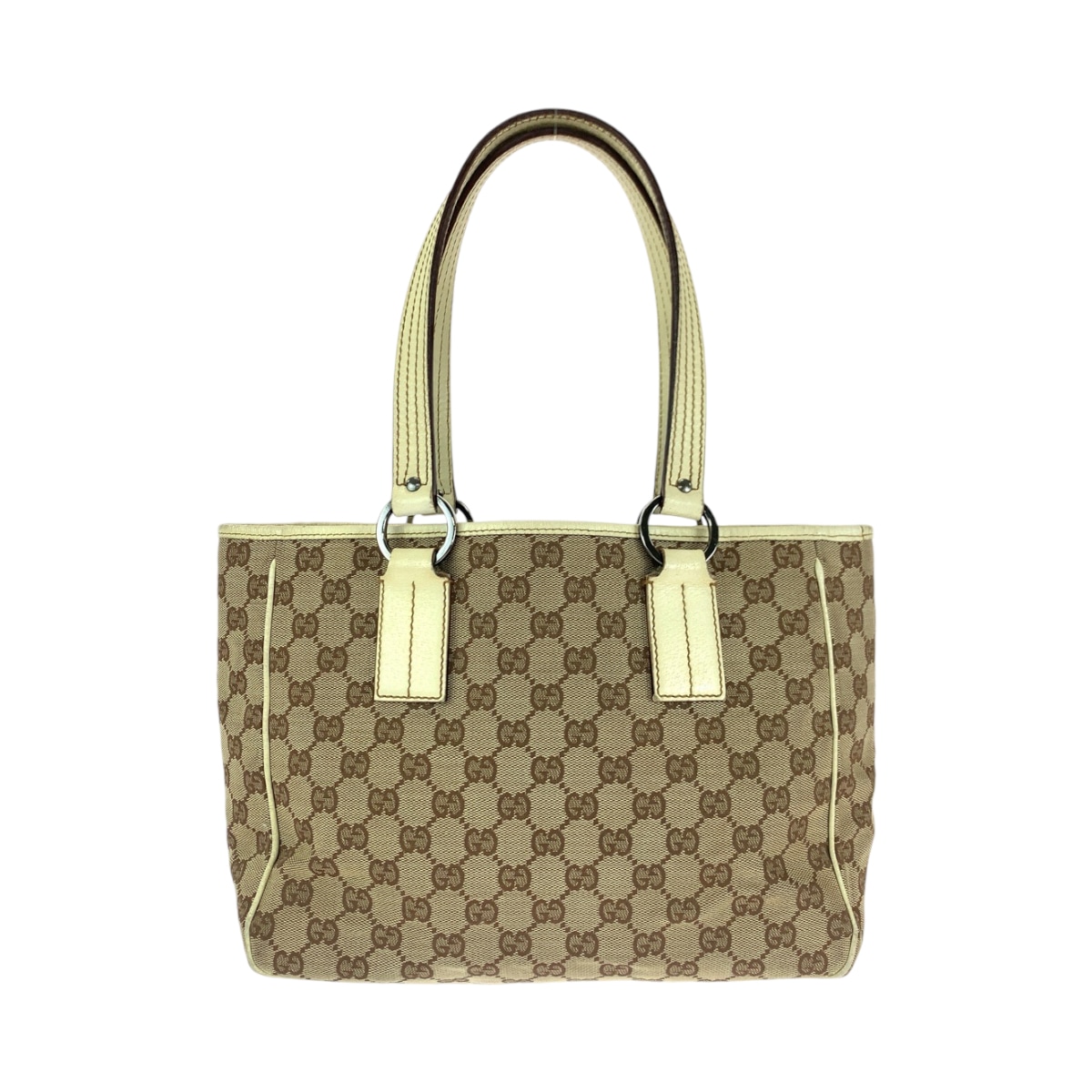 ベージュ ブラウン シルバー金具 GGキャンバス 113019 トートバッグ ショルダーバッグ レディース 503838