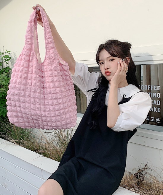 韓国で大人気 ポップコーンバッグ - ハンドバッグ
