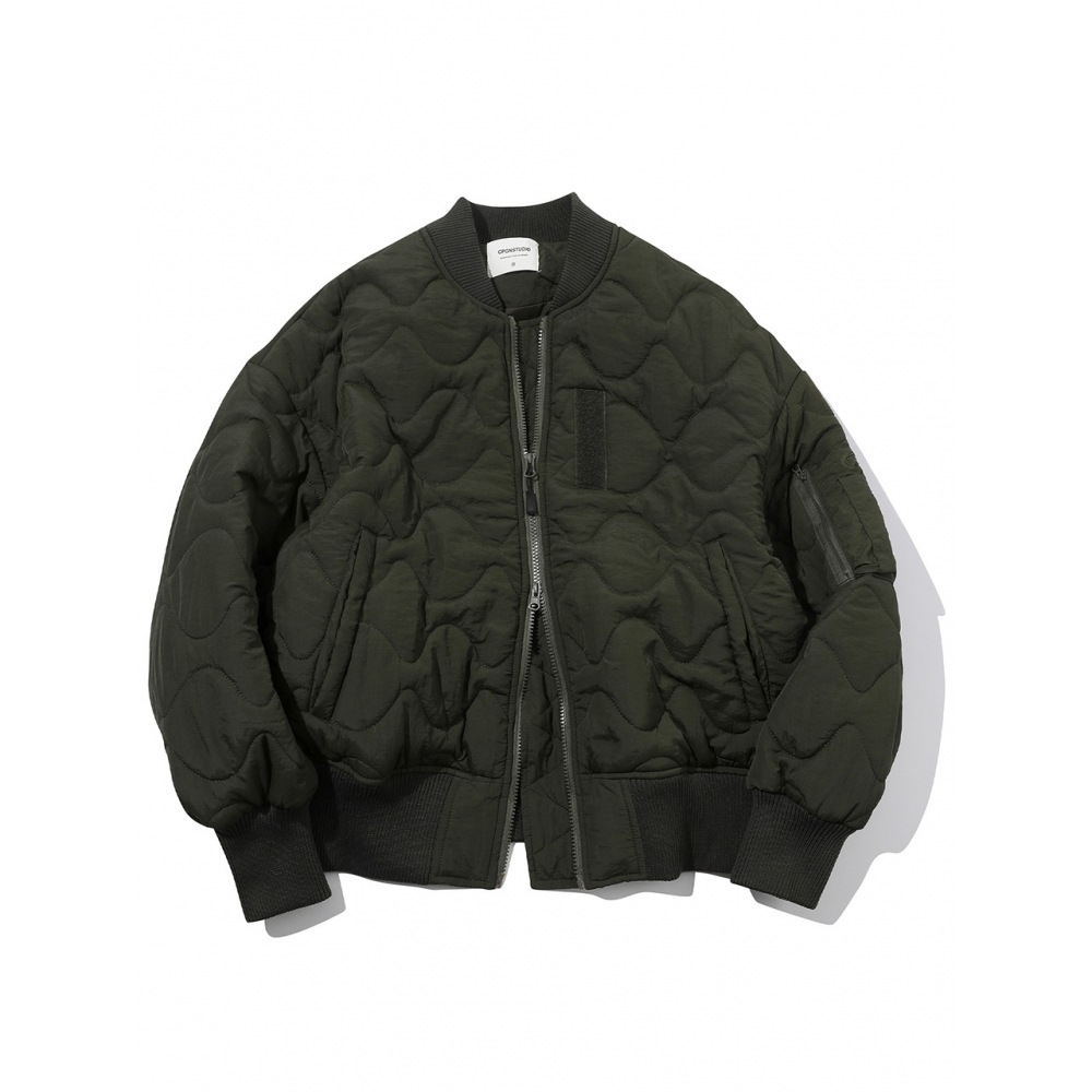 CPGN キルティング MA 1 カーキ ジャケット
