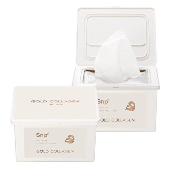 60枚/デイリーマスクパック 30枚x2/ゴールドコラーゲン/ダイヤモンド ブライトニング