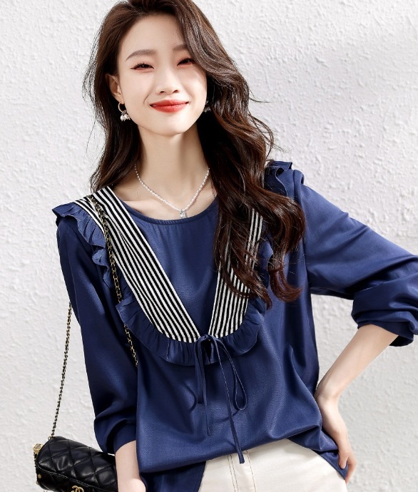 トップス デート モテアイテム シャツ ブラウス 長袖 シフォン フリル 可愛い きれいめ 上品 おしゃれ かっこいい 可愛い ラブリー キュート ガーリー クール モード系 セクシー 5,363円