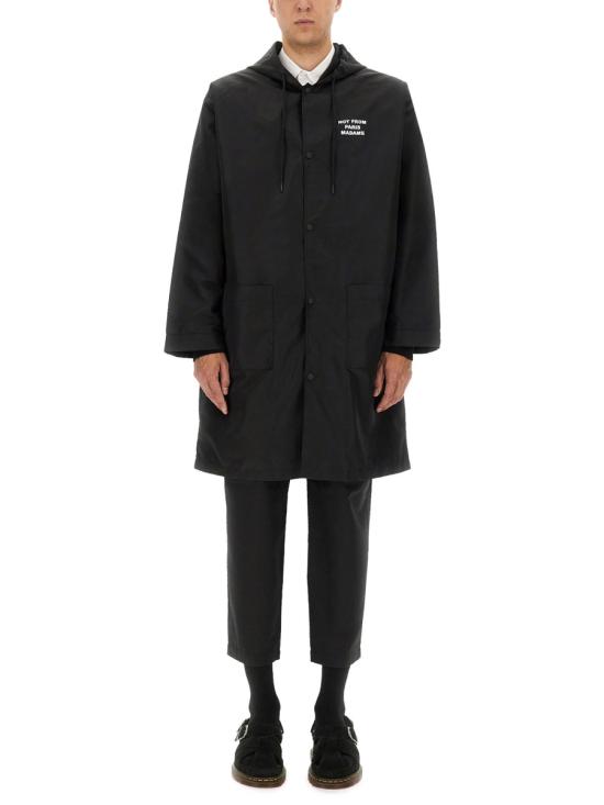 DROLE DE MONSIEUR Men Trench Coats CT130 PA014BLACK