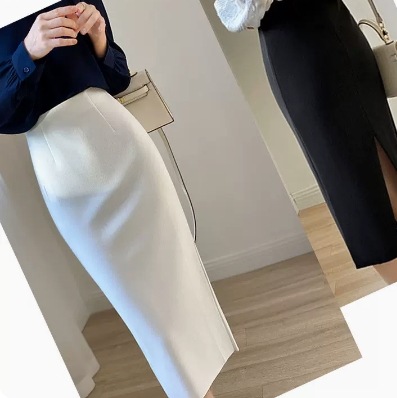 スカート ボトムス タイトスカート ニットスカート ミモレ ミモレ丈 スリム タイト ストレート 細身 白 黒 青 ベージュ かわいい 大人可愛い きれいめ カジュアル 大人 おしゃれ お洒落 レトロ